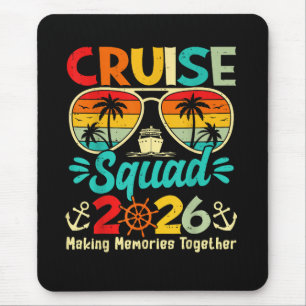 Cruise Squad 2026 Summer Vacation Matching Family Mouse Mat