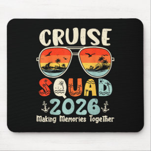 Cruise Squad 2026 Summer Vacation Matching Family Mouse Mat