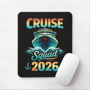 Cruise Squad 2026 – Summer Vacation Mouse Mat