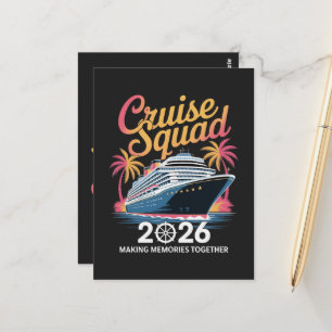 Cruise Squad 2026 Summer Vacation Postcard
