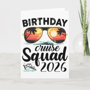 Cruise Squad 2026 Summer Vacation Trip Group Match Card