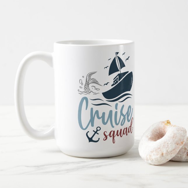 Cruise Squad Adventure Coffee Mug (With Donut)