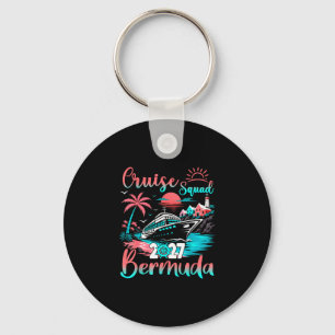 Cruise squad bermuda 2027 tropical vacation family key ring