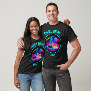 Cruise Squad Bright Colored Cruise Ship Shirt 