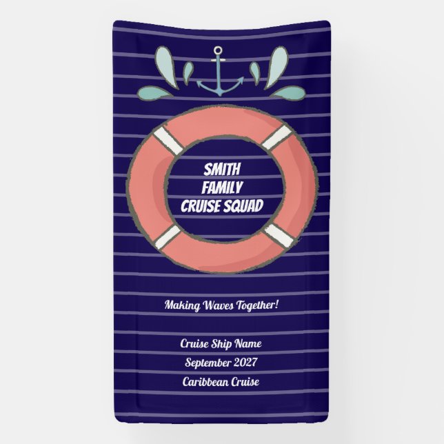 Cruise Squad Family Banner (Vertical)