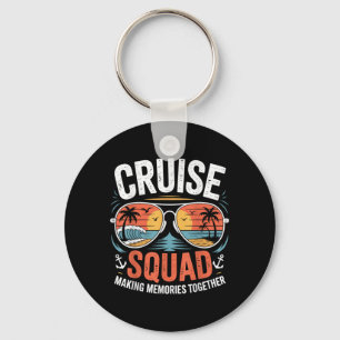 Cruise Squad Family Group Matching Summer Cruise V Key Ring