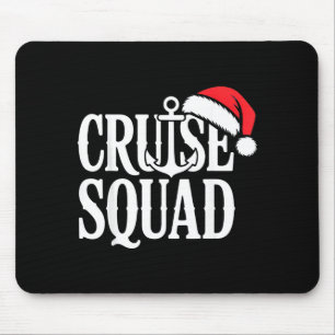 Cruise Squad Festive Srit Nautical Lovers Christma Mouse Mat