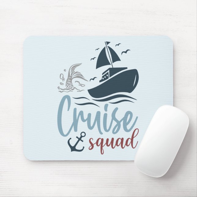 Cruise Squad Mouse Mat (With Mouse)
