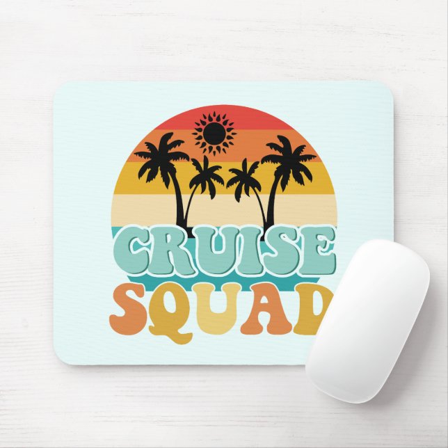 Cruise Squad Mouse Mat (With Mouse)
