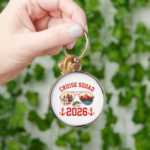 Cruise Squad Switzerland Vacation Trip 2026 Key Ring