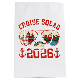 Cruise Squad Switzerland Vacation Trip 2026 Medium Gift Bag