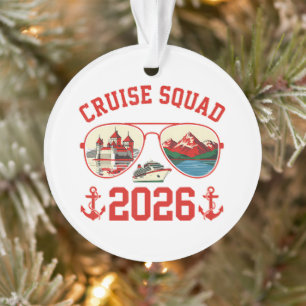 Cruise Squad Switzerland Vacation Trip 2026 Ornament