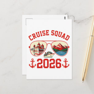 Cruise Squad Switzerland Vacation Trip 2026 Postcard