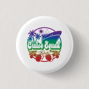 Cruise Squad Vacation Matching Group Family Trip 3 Cm Round Badge