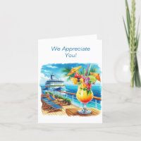 Cruise Thank You Card