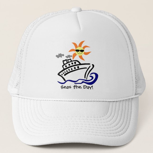 Cruise Themed Trucker Hat (Front)