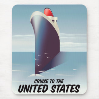 Cruise to the United states Mouse Mat