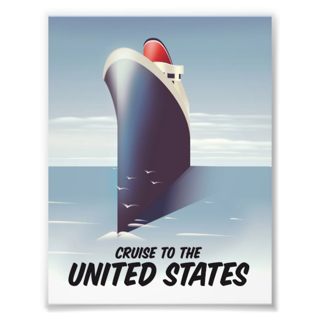 Cruise to the United states Photo Print (Front)