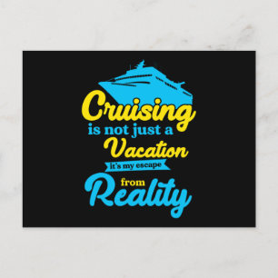 Cruise Vacation Cruising Cruise Ship Holiday Gift Postcard