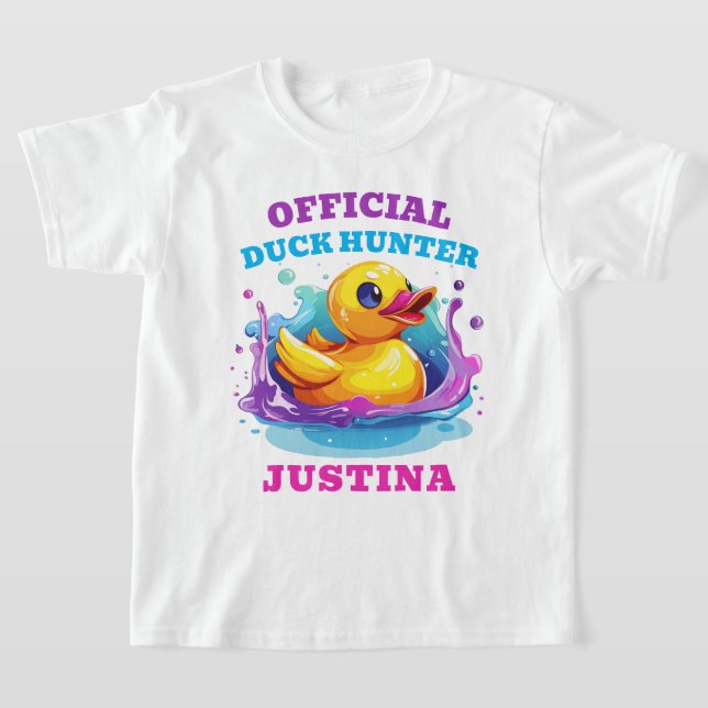 Cruise Vacation Official Duck Hunter T-Shirt Kids (Laydown)