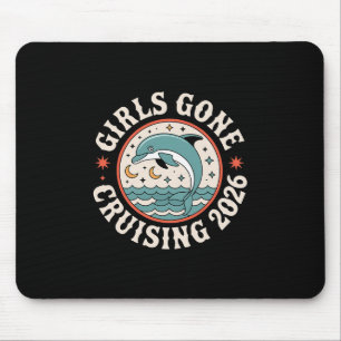 Cruise Vacation Trip Dolphin Girls Gone Cruising 2 Mouse Mat