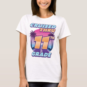 Cruised Thru 11th Grade Graduation Girl's T-Shirt