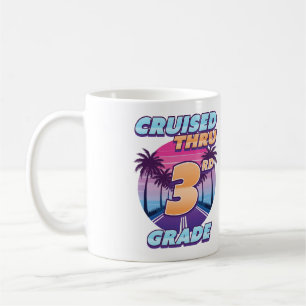 Cruised Thru 3rd Grade Graduation Coffee Mug