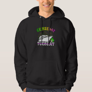 Cruiseday Mardi Gras Celebrations Parade Boat Fat Hoodie