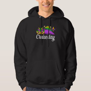 Cruiseday Mardi Gras Celebrations Parade Boat Fat Hoodie