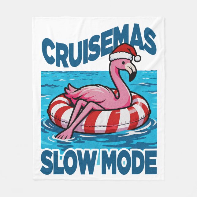 Cruisemas Slow Mode Fleece Blanket (Front)