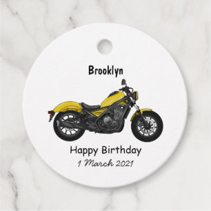 Cruiser motorcycle cartoon illustration favour tags