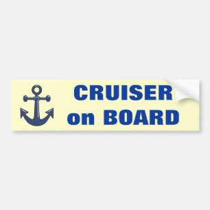 Cruiser on Board Bumper Sticker