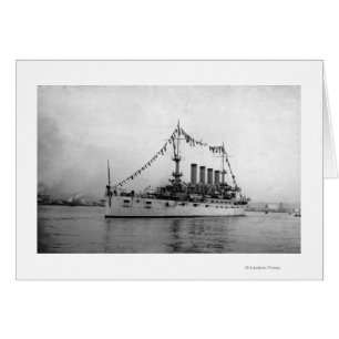 Cruiser Washington anchored in Seattle Harbour