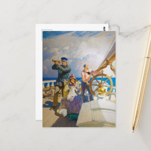 Cruises by Newell Convers Wyeth Postcard