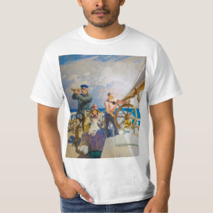 Cruises by Newell Convers Wyeth T-Shirt