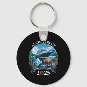 Cruisin Alaska 2025 Family Alaska Cruise Funny Vac Key Ring