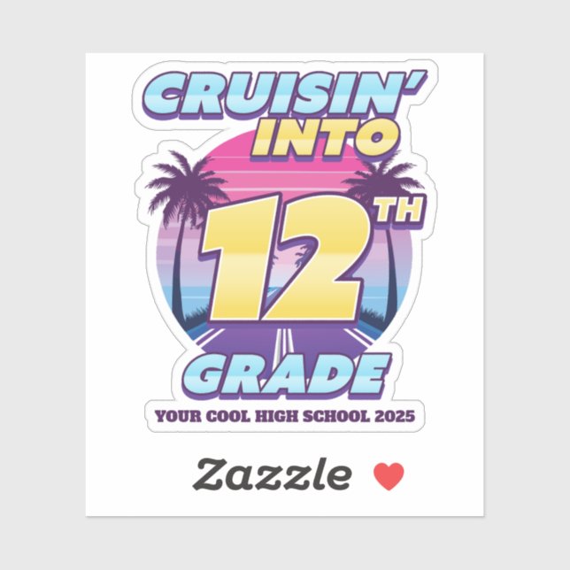 Cruisin’ Back to School 12th Grade (Sheet)