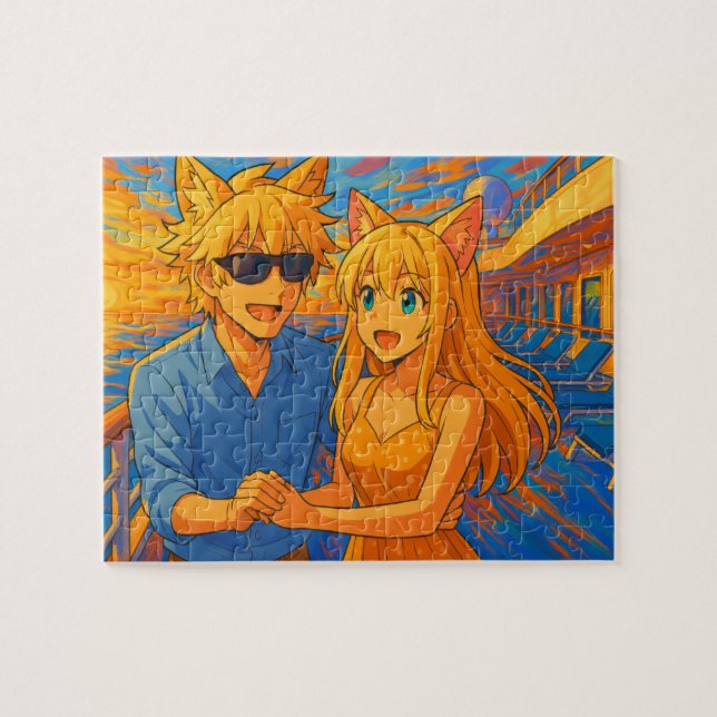 Cruisin Couple Jigsaw Puzzle (Horizontal)