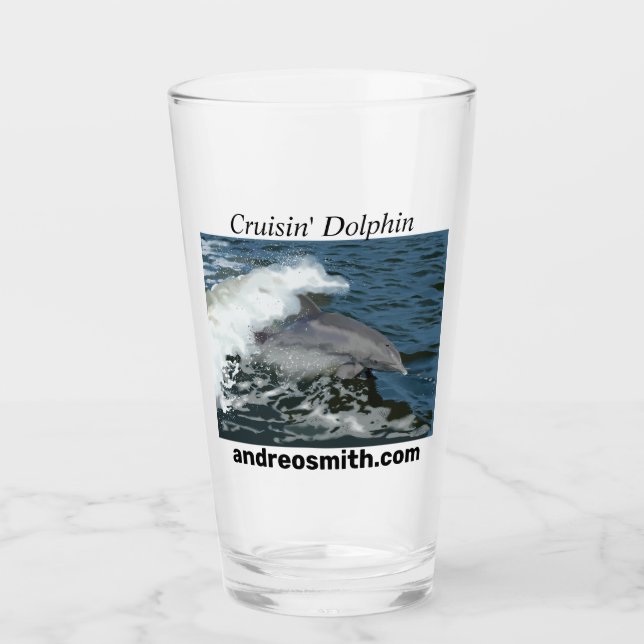 Cruisin' Dolphin Glass (Front)