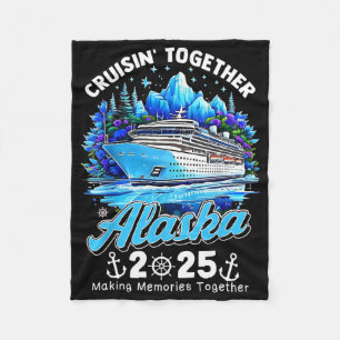 Cruisin' Together Alaska 2025 Alaska Cruise Family Fleece Blanket