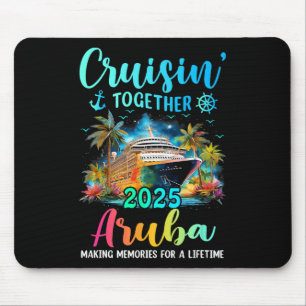 Cruisin' Together Aru 2025 Family Cruise Vacation Mouse Mat