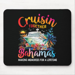 Cruisin Together Bahamas 2025 Shirt Family Cruise  Mouse Mat