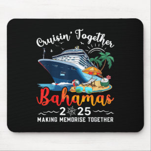 Cruisin Together Bahamas Vacation Beach 2025 Memor Mouse Mat