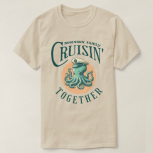 Cruisin' Together Family Vacation Cruise Add Name T-Shirt