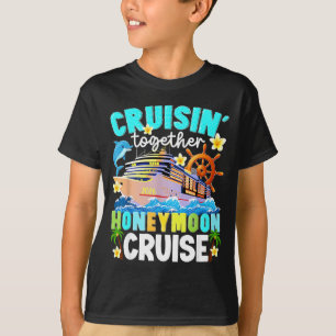 Cruisin' Together Honeymoon Cruise Husband Design T-Shirt
