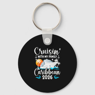 Cruisin' With Family Caribbean Cruise 2026 Family Key Ring