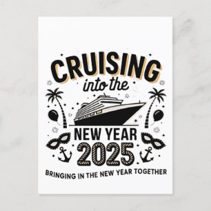 Cruising 2025 Making Memories Together Family  Invitation Postcard