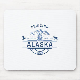 Cruising Alaska 2025 Shirt Family Cruise Alaska Ma Mouse Mat