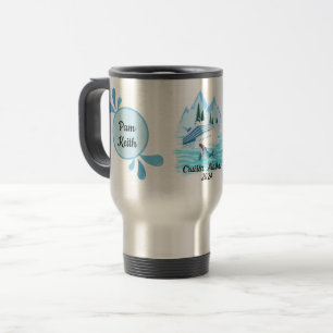 Cruising Alaska Mountains Travel Mug
