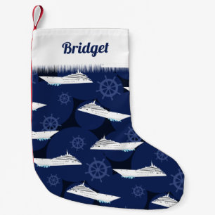 Cruising Cruise Ships Small Christmas Stocking